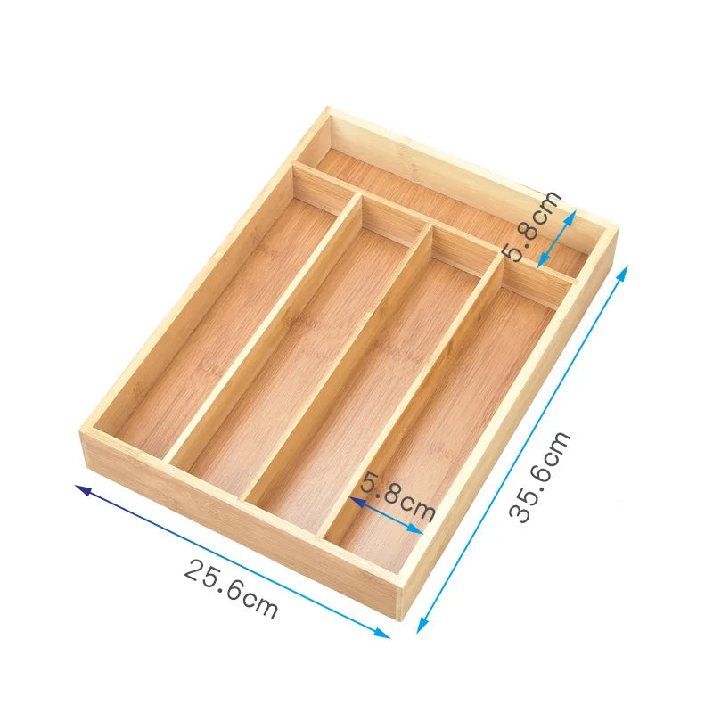 Organisateur ustensile en bois