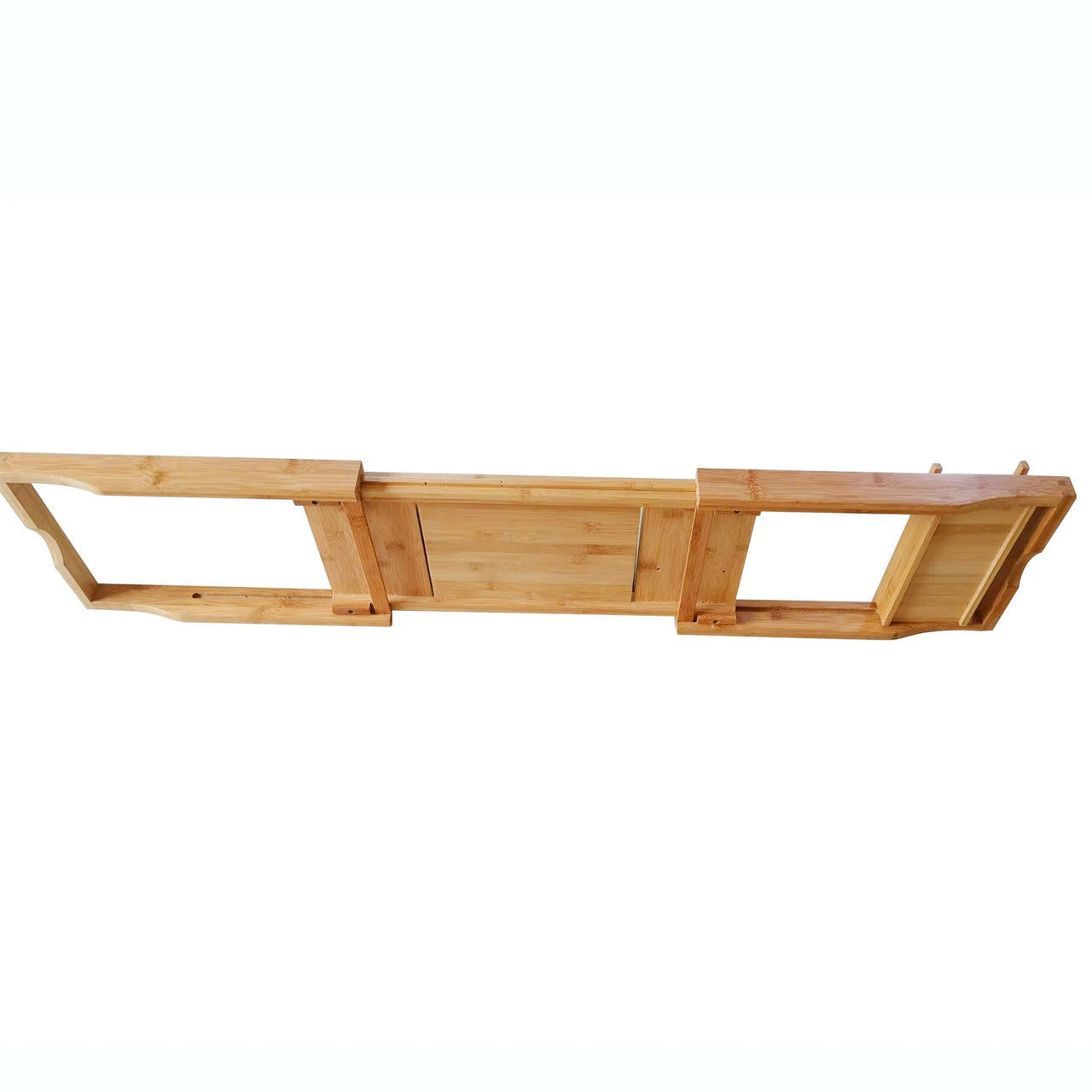 Plateau en bois extensible pour baignoire