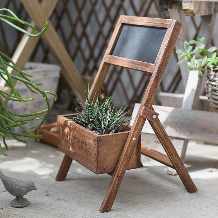 Petite Étagère Bois pour Plantes