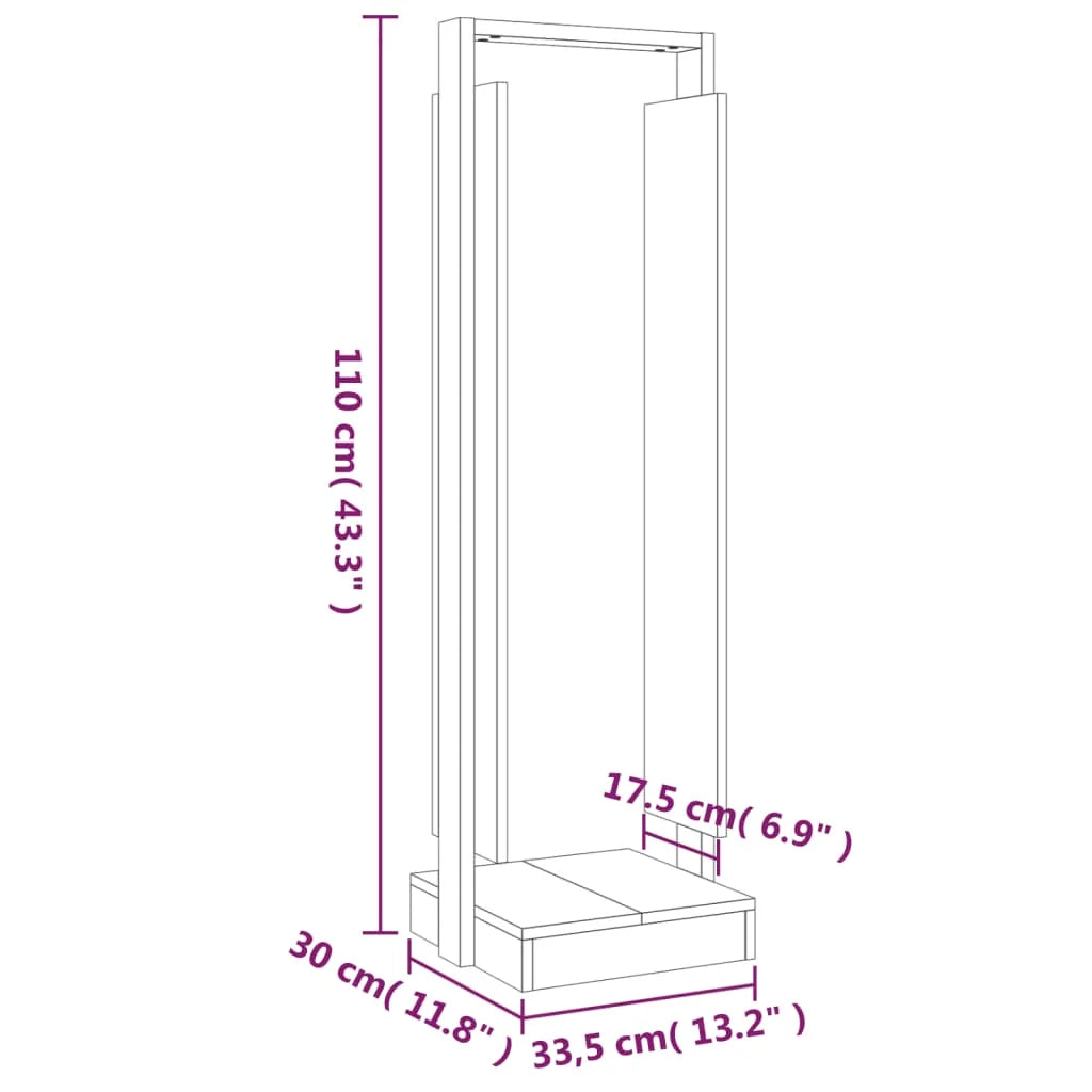 Range Buche Intérieur en Bois