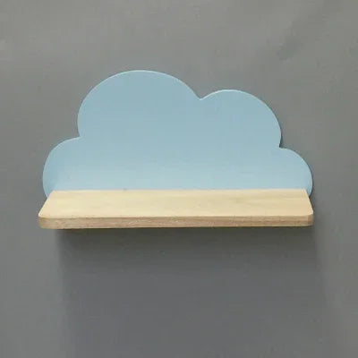 Étagère murale en forme de nuage