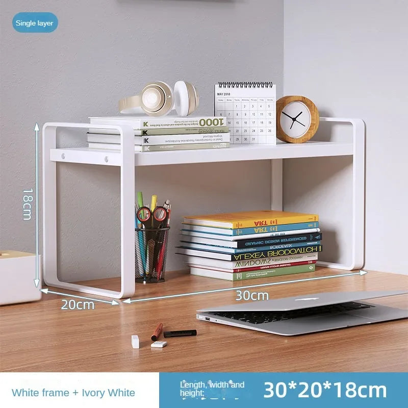 organisateur bureau bois blanc